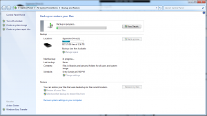 Local Backup - Backup and Restore Screen 5